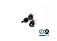 DimasTech® ThumbScrews M3 Thread 10 Pieces Pack Deep Black